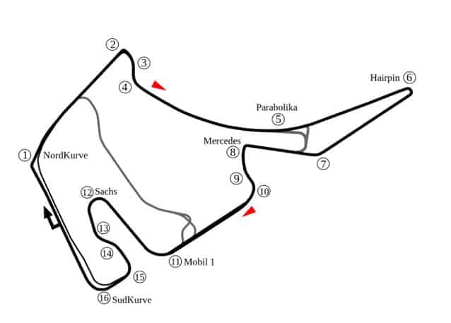 24 of the Top US and World Motorcycle Road Race Tracks Old-Hockenheimring-Baden-Württemberg-Germany-agv-sport