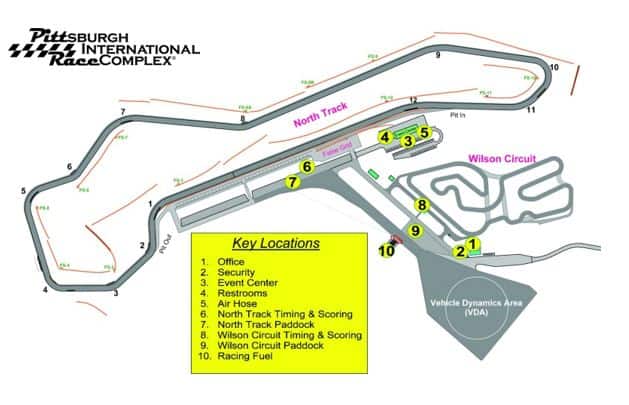 24 of the Top US and World Motorcycle Road Race Tracks Pittsburgh-International-Race-Complex-agv-sport