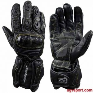 Short Cuff Vs Gauntlet Motorcycle Gloves: My 6 Reasons Why Each Is Better AGVSPORT-Laguna-leather-Racing-Gloves