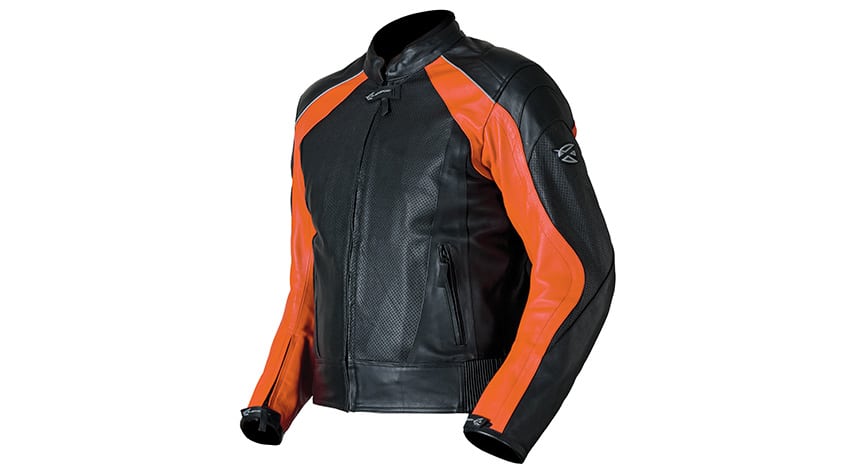 breeze perforated leather jacket