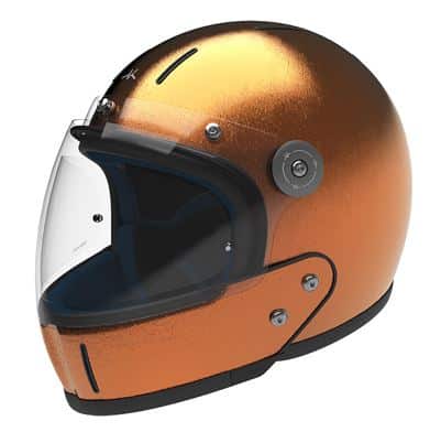 Top 3 Most Expensive Made-to-Order Helmets Available Today Heroine Racer Metallic Python – Best Vintage-Style (Cafe Racer)