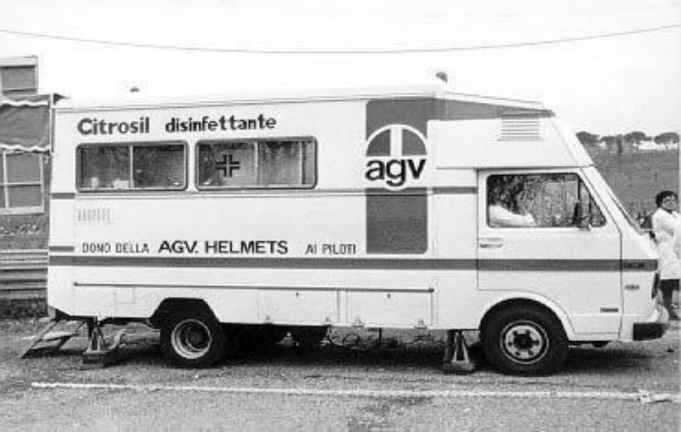 AGV sponsored Dr. Claudio Costa’s lifesaving Clinica Mobile.