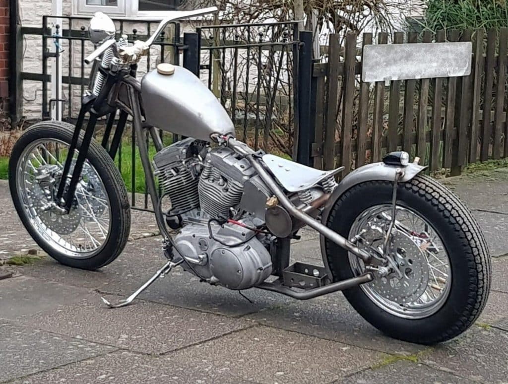 Stripped-down motorcycle to honor the “less is more” tradition. The front fender can be lost altogether, and instrument clusters are to be minimalist in design.