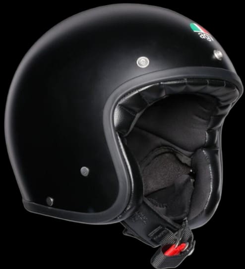 Black and Silver Accents AGV X70 Helmet