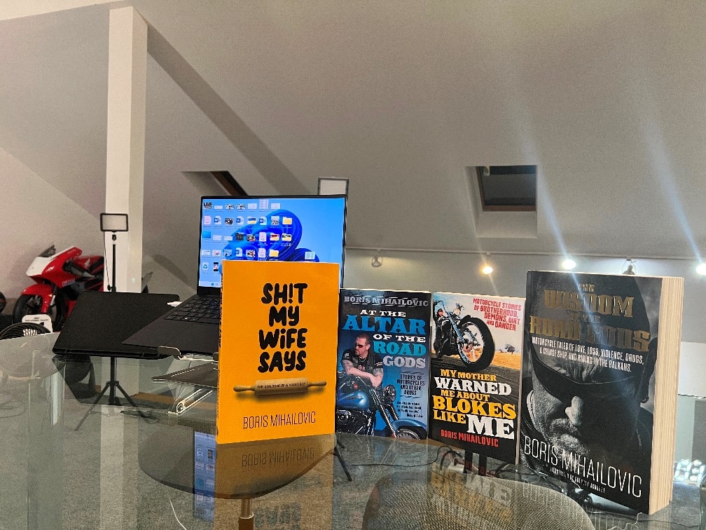  All these captivating reads have found a home in my Maryland office—because when it comes to Boris's books, the extraordinary is just another chapter.