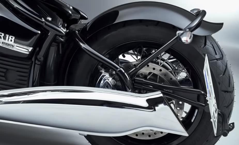 Bobber vs. Cafe Racer vs. Scrambler Motorcycles: Learn the 12 Key Distinctions The stock exhaust on the R18 has quite the bark and is welcome to stay in the bobbed version despite the significant weight reduction that can be achieved with a titanium aftermarket replacement. Changing the stock exhaust can result in power loss if the intake is not adjusted accordingly.