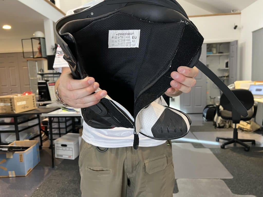 Do You Need Tall Motorcycle Boots? Explore the Pros and Cons A plush interior with comfort padding to avoid chaffing and blisters during long races or rides.