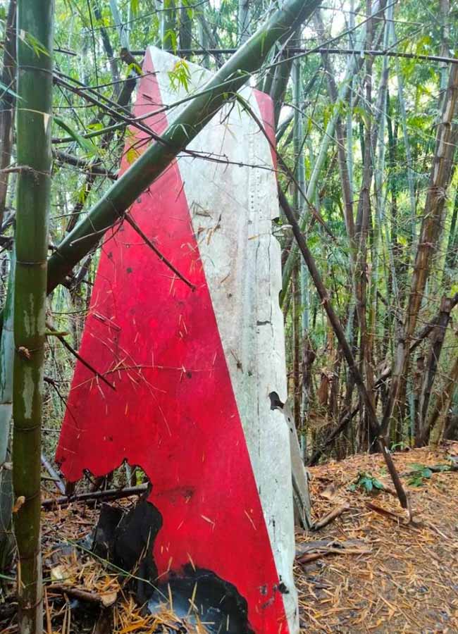 Lauda Air Crash Site Debris Field Thailand