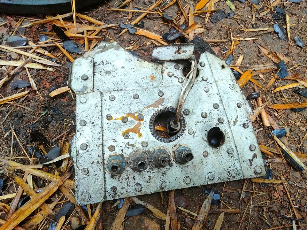 Debris Field of Lauda Air Flight 004