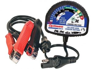 Optimate TecMate TS130 Tester, Charge Level Tester, All 12V Lead-Acid Batteries