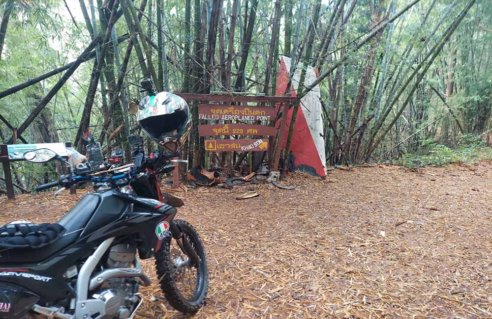 Tail Section of Lauda Air Flight 4 in Thailand