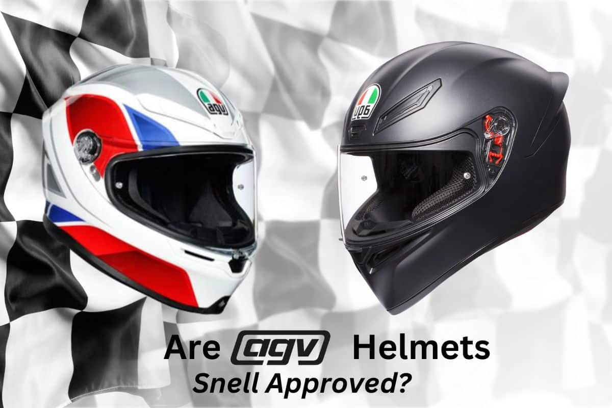 two helmets to answer are AGV Helmets snell approved