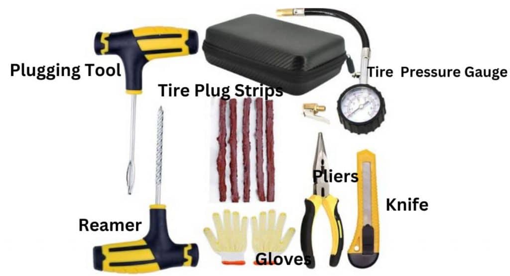 How to repair a tubeless bike tire