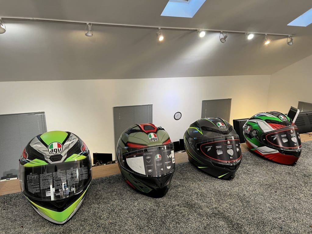 AGV Helmets: Price, Buy, Models, Parts, Warranty, Shipping, Returns & More AGV K1, K3 and K6 Full Face Motorcycle Helmets