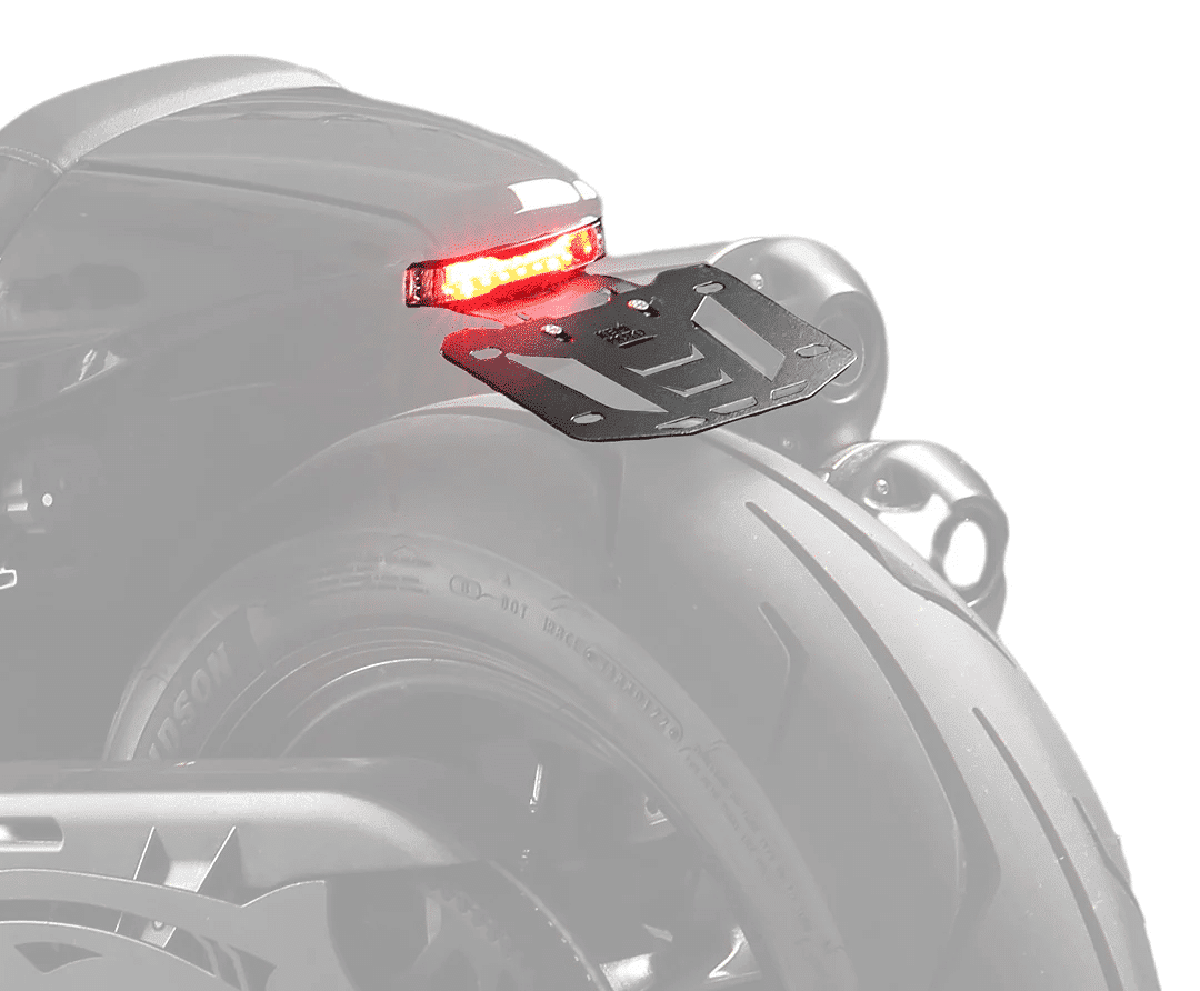 Motorcycle License Plate Bracket with LED Signal Light