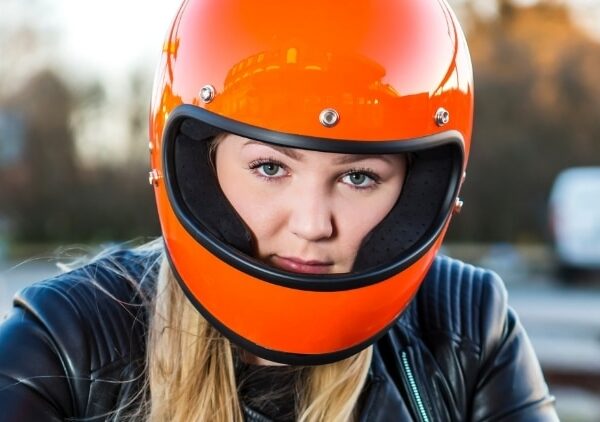 Orange Motorcycle Helmets