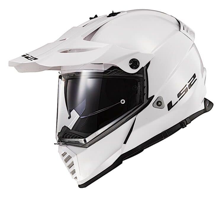 White Motorcycle Helmets - ls2 blaze