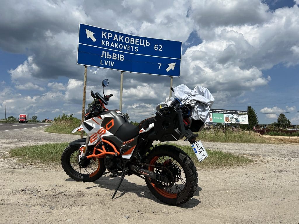 Tekken 250 Adventure bike in Ukraine