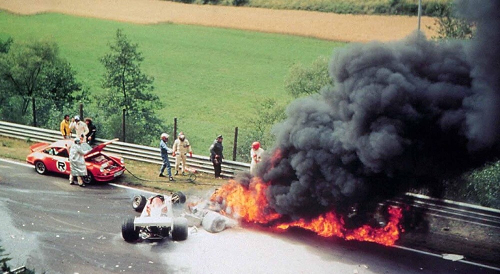 German GP Crash