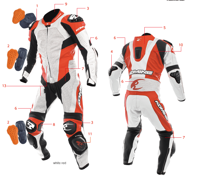 Komine KOMINE Leather Suit 1