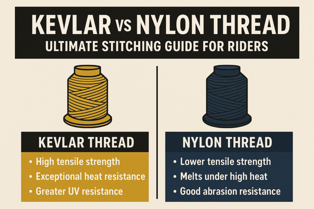 Kevlar vs Nylon Thread Ultimate Stitching Guide for Riders