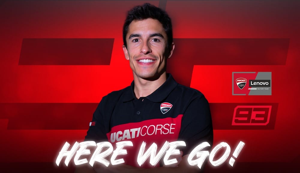 Marc Márquez signed with the Ducati Lenovo factory team for 2025–26