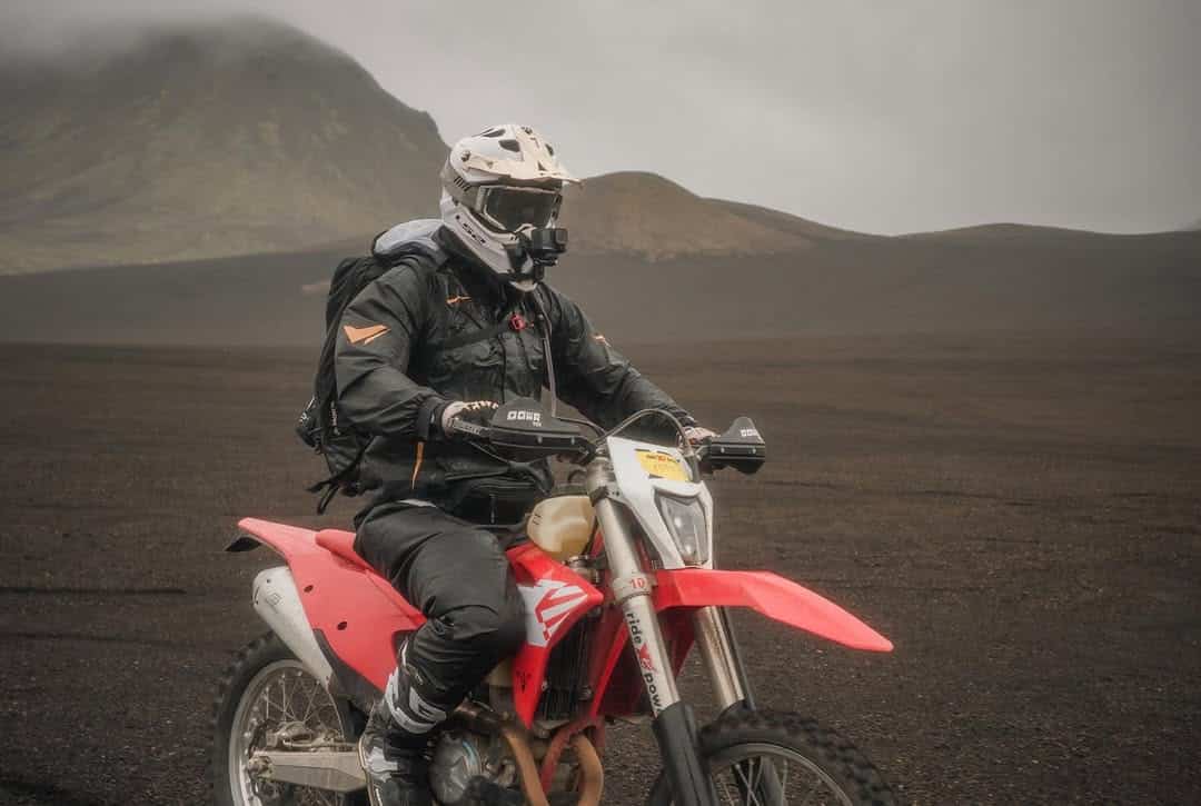 Riding across the black volcanic sands of Vietnam’s Central Highlands, the off road journey tests balance, endurance, and pure adventure spirit.